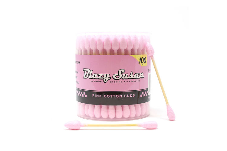 Blazy Susan Pink Cotton Buds 100ct by Blazy Susan