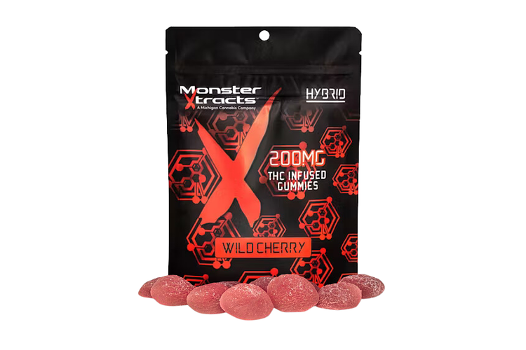 Wild Cherry Gummies | 10x20mg | 200mg by Monster Xtracts