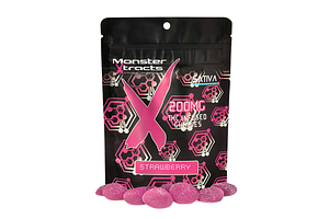 Strawberry Gummies | 10x20mg | 200mg by Monster Xtracts