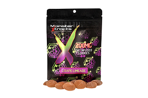 Grape Limeade Gummies | 10x20mg | 200mg by Monster Xtracts