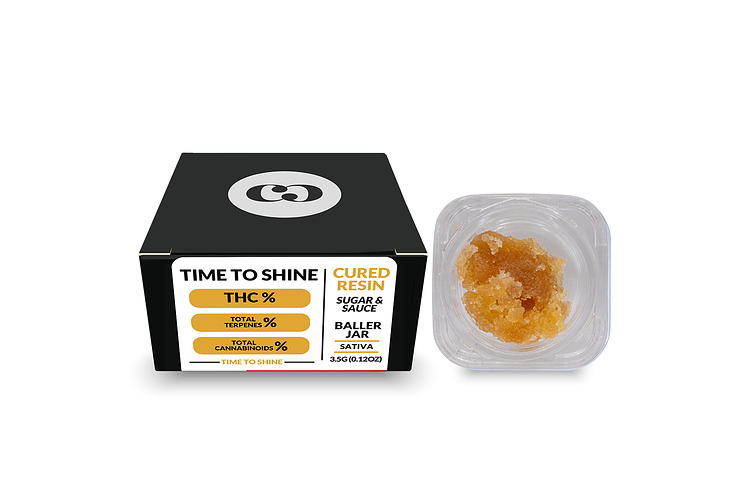Blue Dream Cured Resin Sugar & Sauce Baller Jar | 3.5g by 