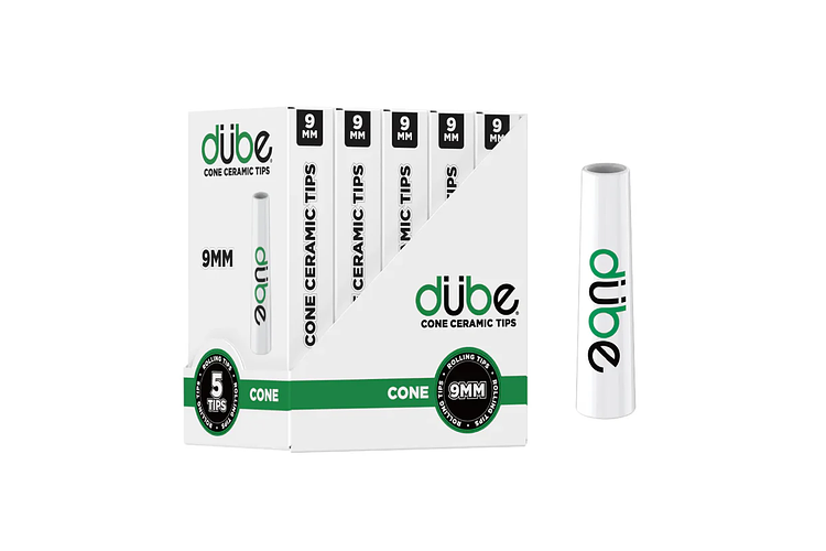 Dube | Ceramic Pre-Roll Tips 5pk | 9mm by DUBE