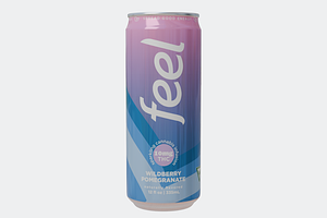 Feel | Wild Berry Pomegranate Lime Seltzer | 10mg by Feel