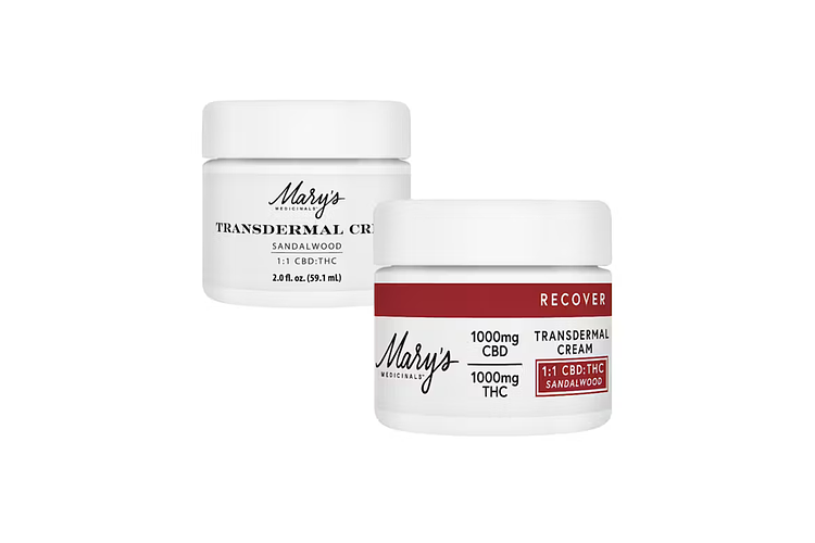 Mary's Medicinals | Sandalwood Transdermal Cream | 1:1 THC: CBD | 1000mg by Mary's Medicinals