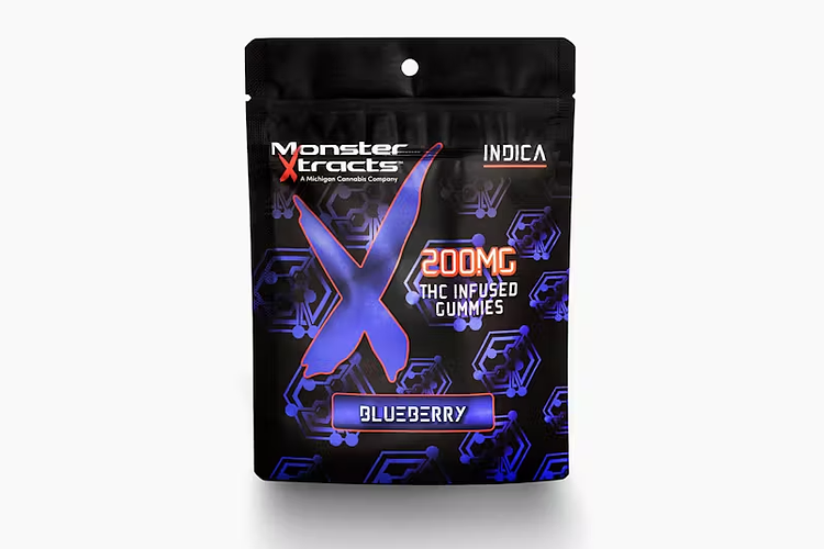 Monster X | Blueberry Gummies | 10x20mg | 200mg by Monster Xtracts