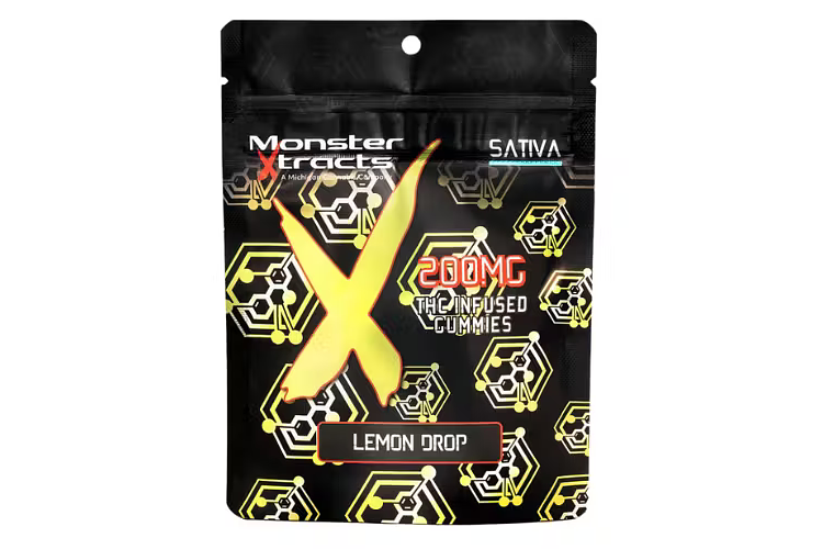 Monster X | Lemon Drop Gummies | 10x20mg | 200mg by Monster Xtracts