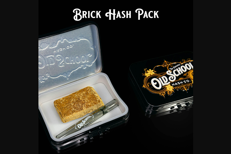 Old School Hash |  Runtz Lebanese Brick Hash | 2g by Old School Hash
