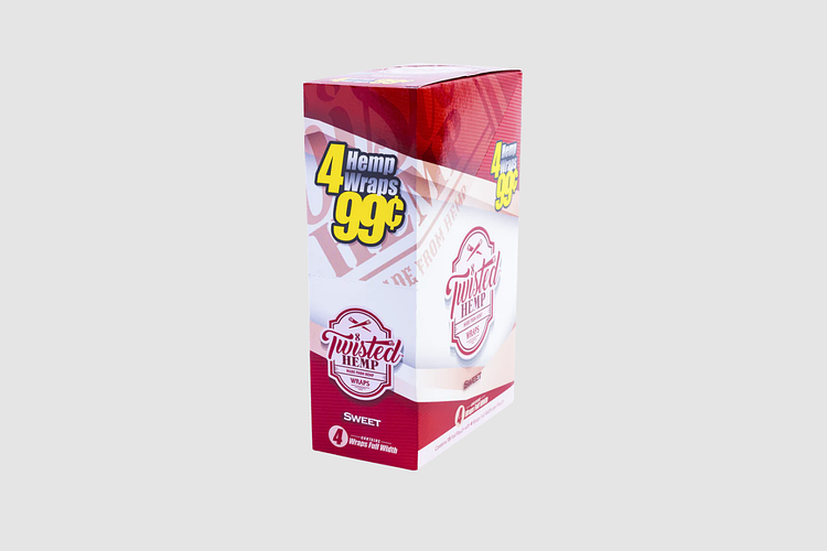 Twisted Hemp | Sweet Hemp Wraps | 4ct by Twisted Hemp