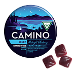 Midnight Blueberry Gummies | 5:1 THC:CBN | 100mg by Camino