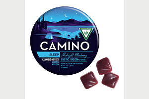 Midnight Blueberry Gummies | 5:1 THC:CBN | 100mg by Camino