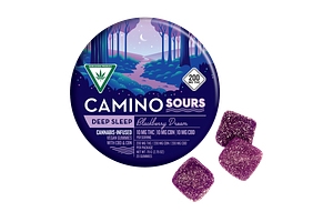 Camino | Blackberry Dream Sour Gummies | 10:10:10 THC:CBN:CBD | 200mg by Camino