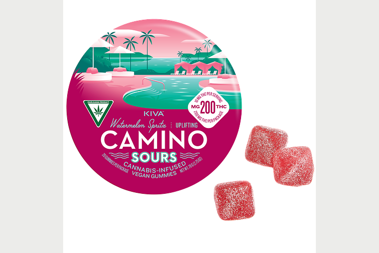 Watermelon Spritz Sour Gummies | 20x10mg | 200mg by Camino