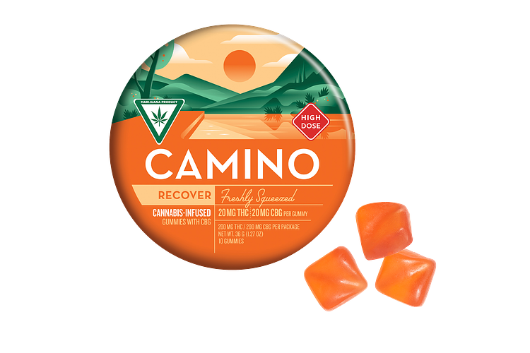 Freshly Squeezed Gummies | 20:20 THC:CBG | 200mg by Camino