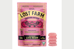 Strawberry Lemonade x Trainwreck Live Resin Gummies | 10x20mg | 200mg by Lost Farm