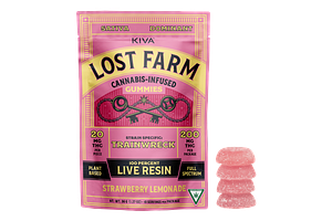 Strawberry Lemonade x Trainwreck Live Resin Gummies | 10x20mg | 200mg by Lost Farm