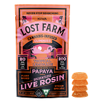 Tropical Lemonade X Papaya Live Rosin Gummies | 20x10mg | 200mg by Lost Farm