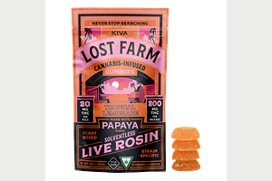 Tropical Lemonade X Papaya Live Rosin Gummies | 20x10mg | 200mg by Lost Farm