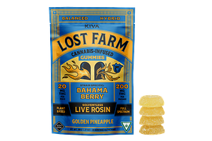 Golden Pineapple x Bahama Berry Live Rosin Gummies | 10x20mg | 200mg by Lost Farm