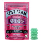 Lost Farm | Raspberry x Ice Cream Cake Live Resin Gummies | 10x20mg | 200mg by Lost Farm