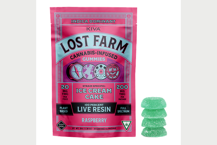 Lost Farm | Raspberry x Ice Cream Cake Live Resin Gummies | 10x20mg | 200mg by Lost Farm