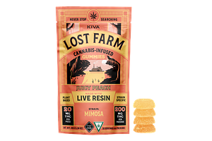 Juicy Peach x Mimosa Live Resin Gummies | 10x20mg | 200mg by Lost Farm