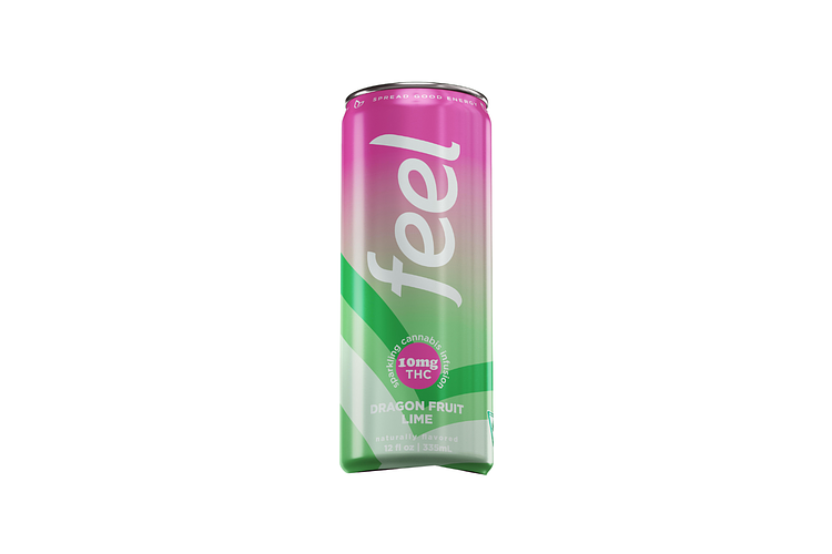 Feel | Dragon Fruit Lime Seltzer | 10mg by Feel