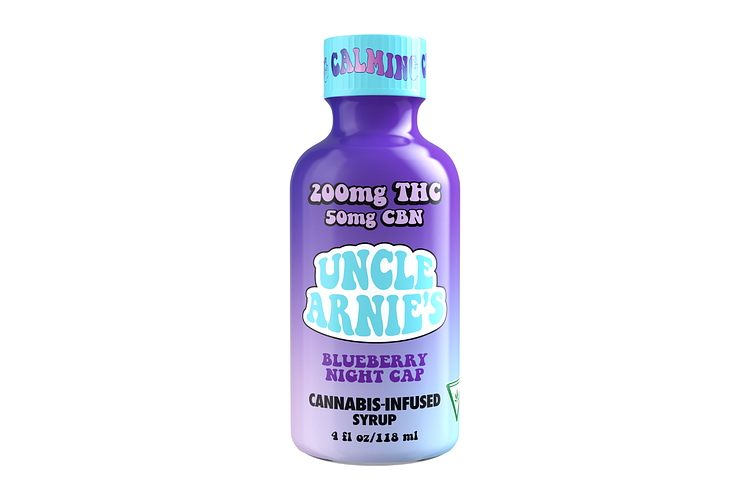 Uncle Arnie's | Blueberry Nightcap Syrup | 4:1 THC:CBN | 200mg by Uncle Arnie's