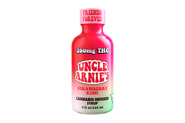 Uncle Arnie's | Strawberry Kiwi THC Syrup | 200mg by Uncle Arnie's