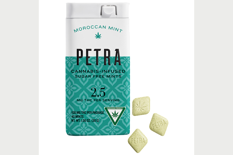 Moroccan Mint Mints | 40x2.5mg | 100mg by Petra