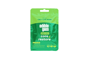 Edible Gem | Green Apple Core Restore Live Resin Gummies | 1:1 THC:CBG | 200mg by Edible Gem