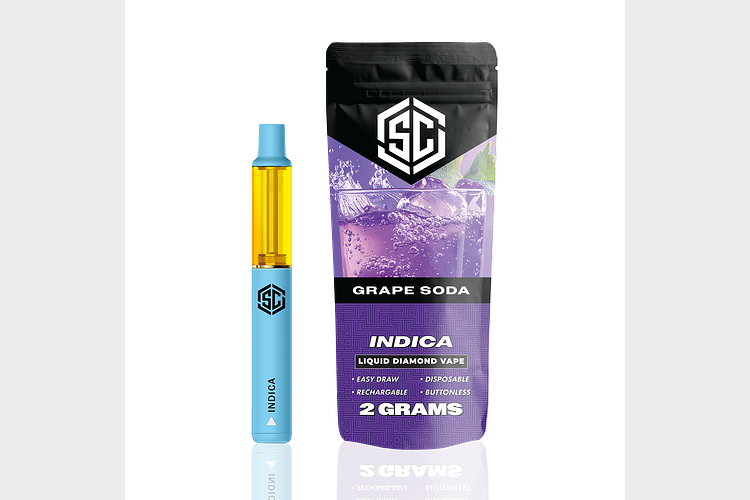 SC | Grape Soda Liquid Diamond Disposable Vape | 2g by SC