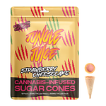 Jungle Juice | Strawberry Cheesecake Sugar Cones | 10x20mg | 200mg by Jungle Juice