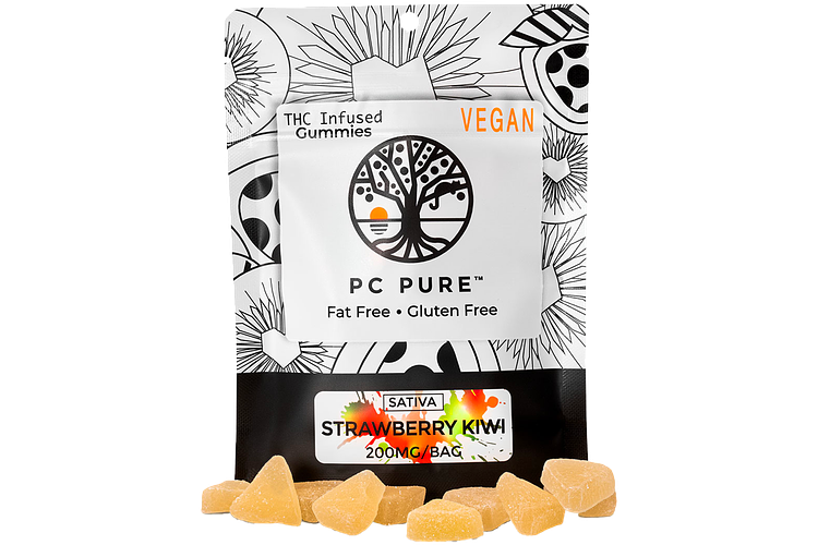 PC Pure | Strawberry Kiwi Gummies | 10x20mg | 200mg by PC Pure