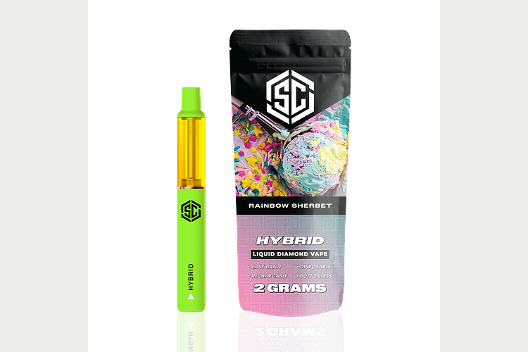 SC | Rainbow Sherbet Liquid Diamond Disposable Vape | 2g by SC