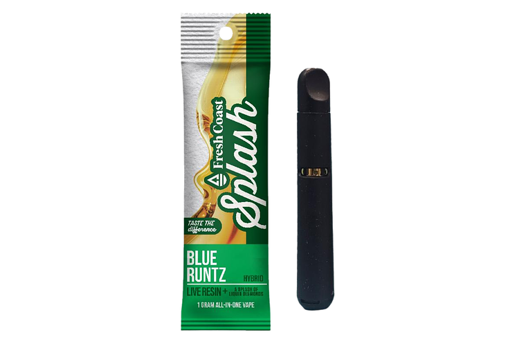 Splash | Blue Runtz Live Resin All-In-One Vape | 1g by Splash