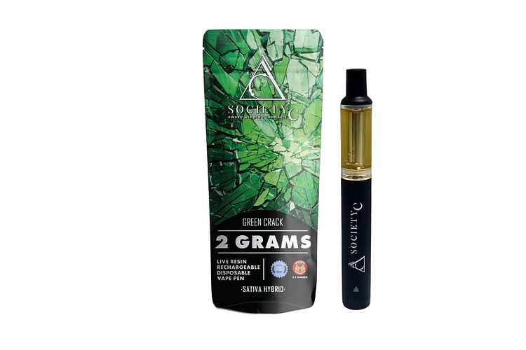 Green Crack Live Resin Disposable Vape | 2g by Society C