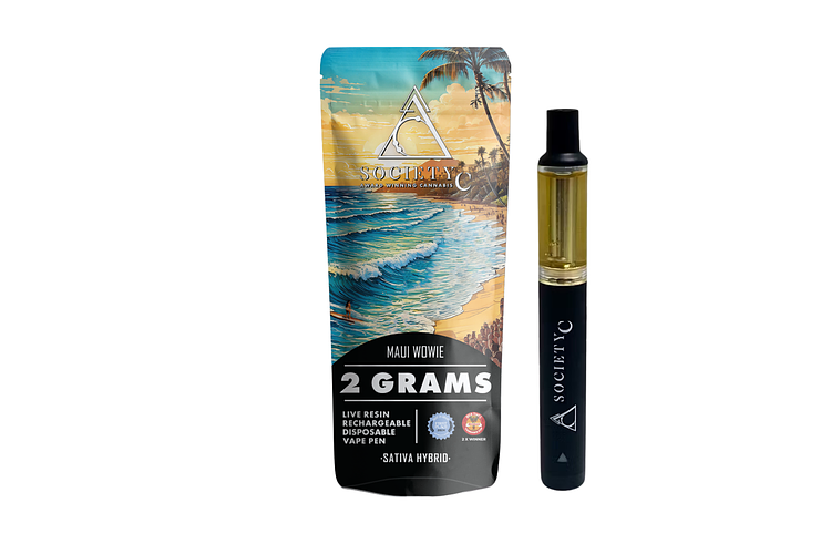 Maui Wowie Live Resin Disposable Vape | 2g by Society C