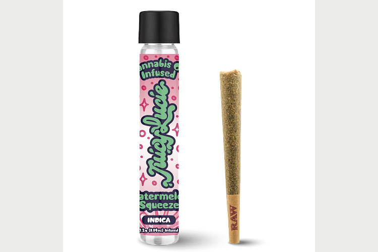 Watermelon Squeeze Infused Pre-Roll | 1.2g by Juicy Lucie