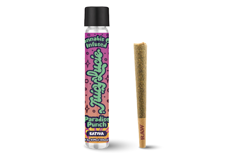 Paradise Punch Infused Pre-Roll | 1.2g by Juicy Lucie