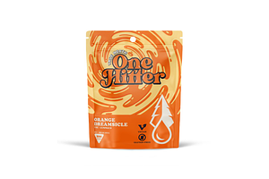 One Hitter Orange Dreamsicle Single Gummy | 200mg by True North