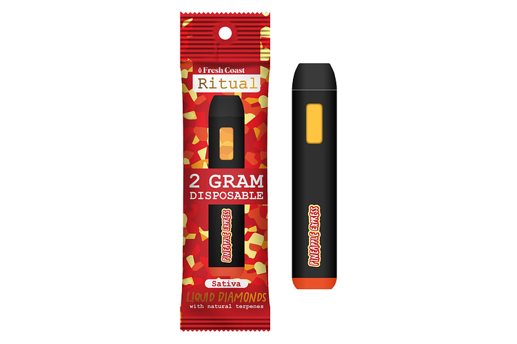 Ritual | Pineapple Express Liquid Diamonds Disposable Vape | 2g by Ritual