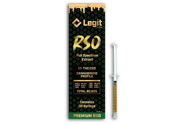 Legit Labs | Full Spectrum RSO | 1:1 THC:CBD | 1g by Legit Labs