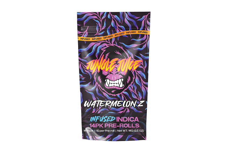 Jungle Juice | Watermelon Z Infused Pre-Roll Pack | 14x1g | 14g by Jungle Juice