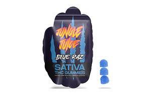 Jungle Juice | Blue Raz Gummies | 10x20mg | 200mg by Jungle Juice