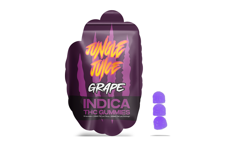 Jungle Juice | Grape Gummies | 10x20mg | 200mg by Jungle Juice