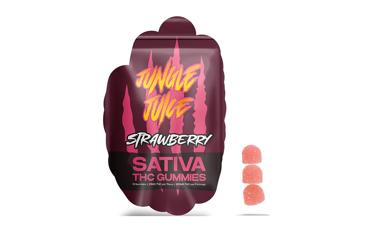 Jungle Juice | Strawberry Gummies | 10x20mg | 200mg by Jungle Juice