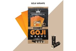 King Palm | Honey Goji Wraps & Tips | 4pk by King Palm