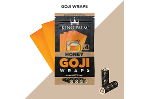 King Palm | Honey Goji Wraps & Tips | 4pk by King Palm