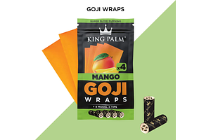 King Palm | Mango Goji Wraps & Tips | 4pk by King Palm