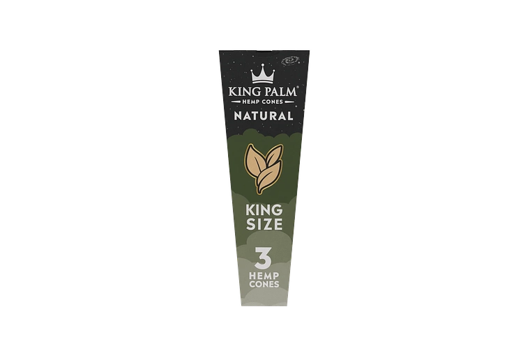 King Palm | Natural Hemp Cones King Size | 3pk by King Palm